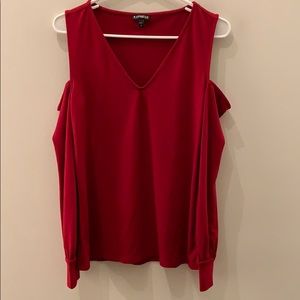 Cold shoulder blouse
